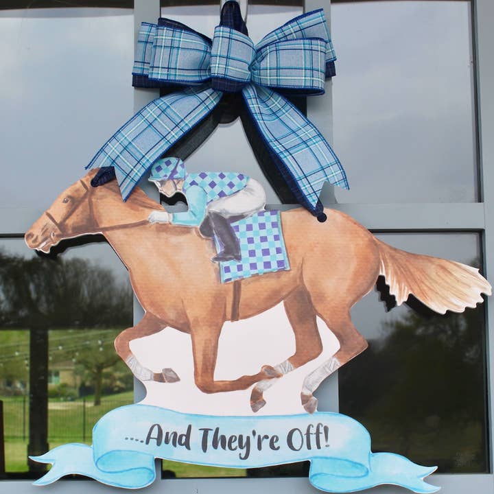 E estão desativadas! (Azul) - Cabide de Porta por atacado de Front Porch Elegance