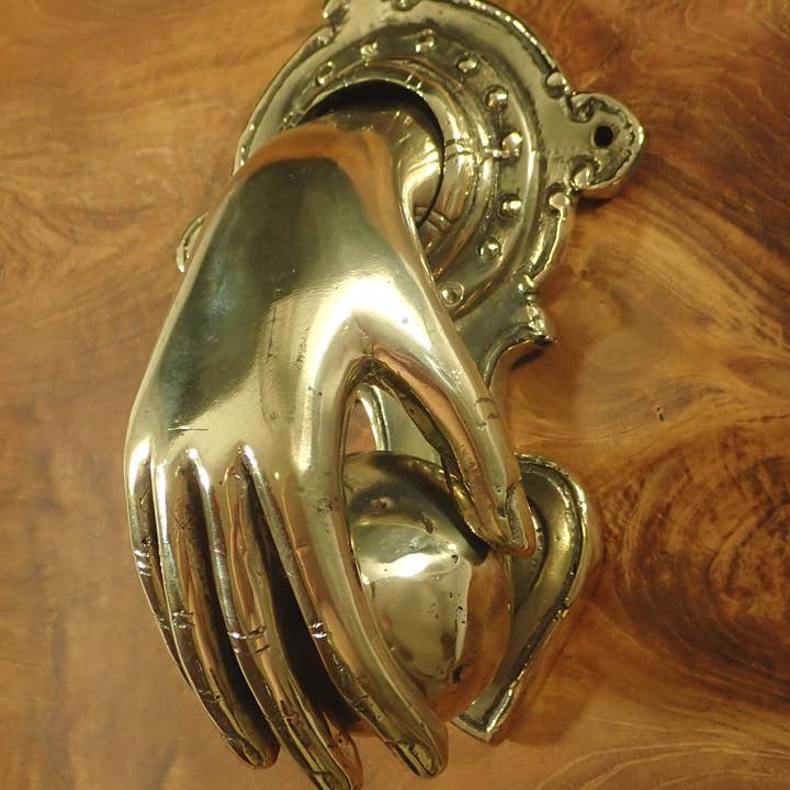 Ubud Glass - Wholesale Knob/Pull - Bronze door knocker fist & ball door knocker1
