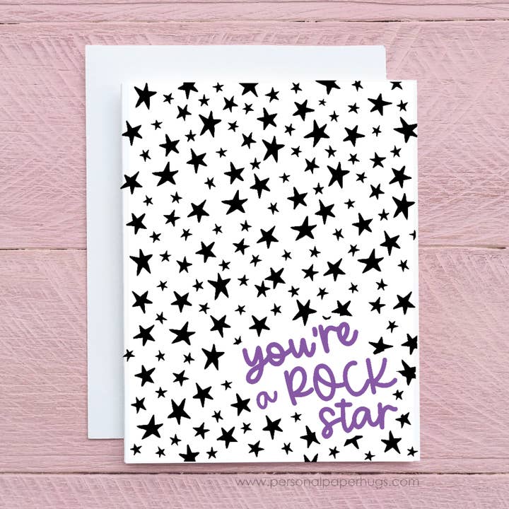 You're a ROCK STAR! for wholesale by Personal Paper Hugs