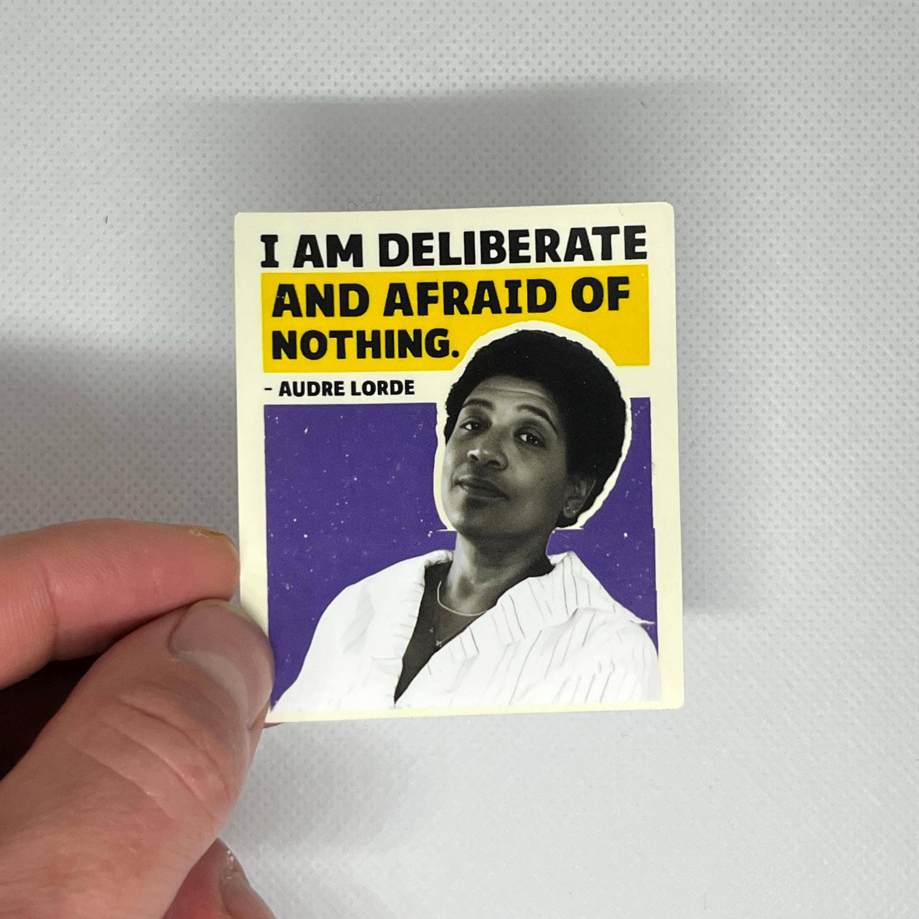Literary by Ava - Wholesale Sticker - Audre Lorde Retro Kiss-Cut Waterproof Sticker1