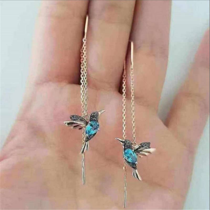 Mint & Lily - Wholesale Dangle Earrings - Hummingbird Drop Earrings3
