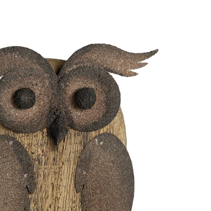 Foreside Home & Garden - Wholesale Decorative Figurine - Rustic Barn Owl Fall Decor Figure