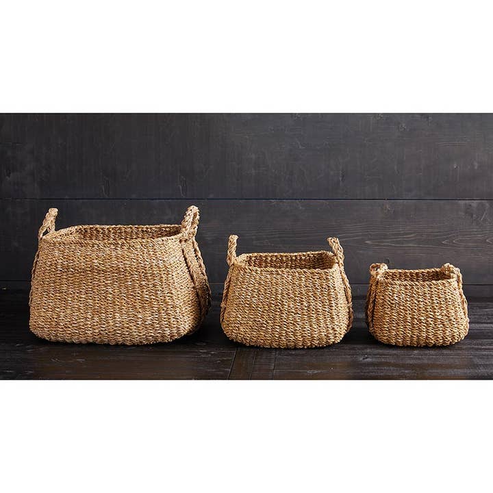 47th & Main (Creative Brands) - Wholesale Basket - Square Basket with Handles Set - Large