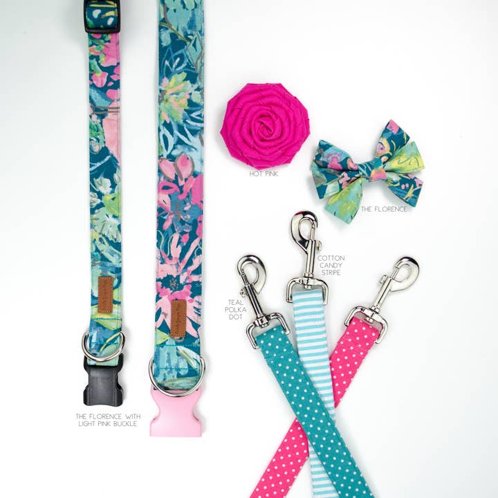 Puddle Jumper Pups – wholesale Halsband - Hund – Hallon Polka Dot
