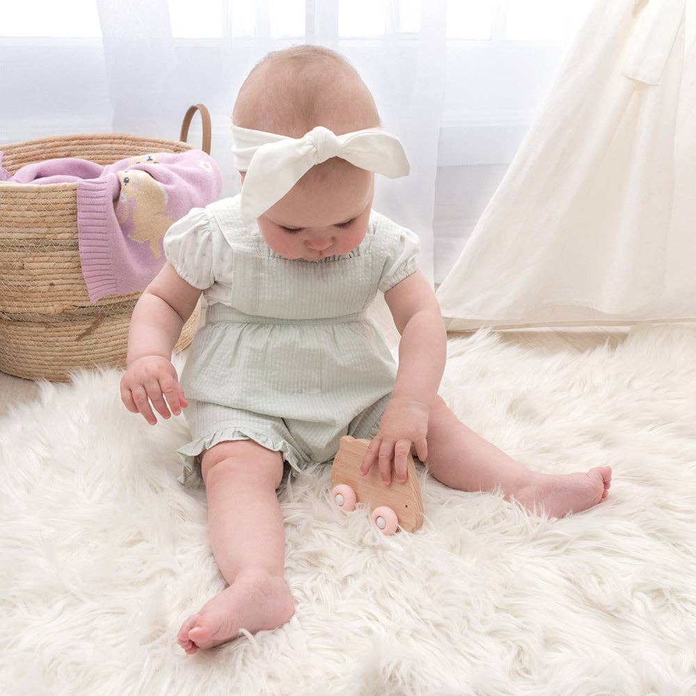 Living Textiles - Wholesale Wood Toy - Kids - Push Along Wooden Bunny3