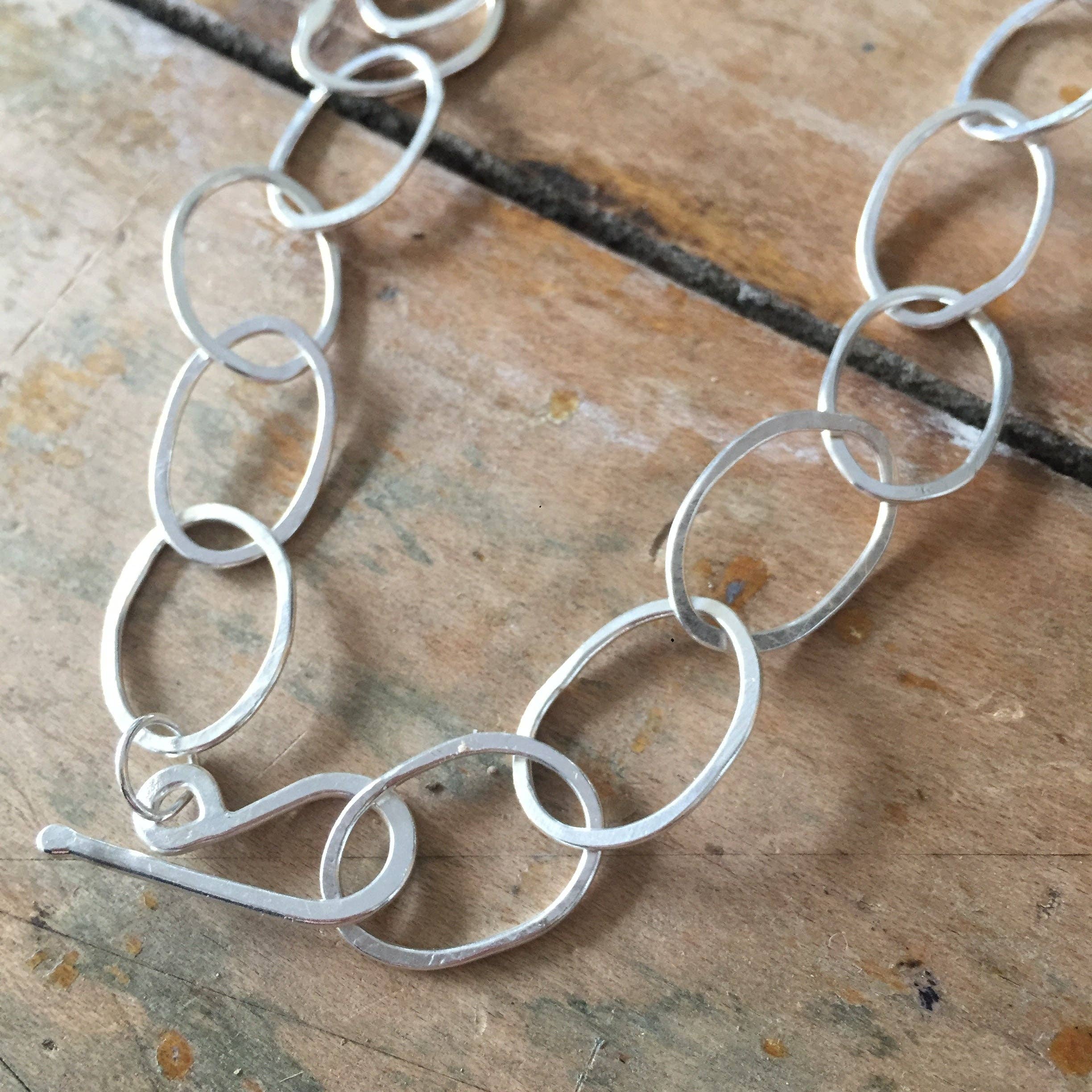 Shepherd’s Run Jewelry - Wholesale Link & Chain Necklace - Organic Oval Handmade Chain Necklace1