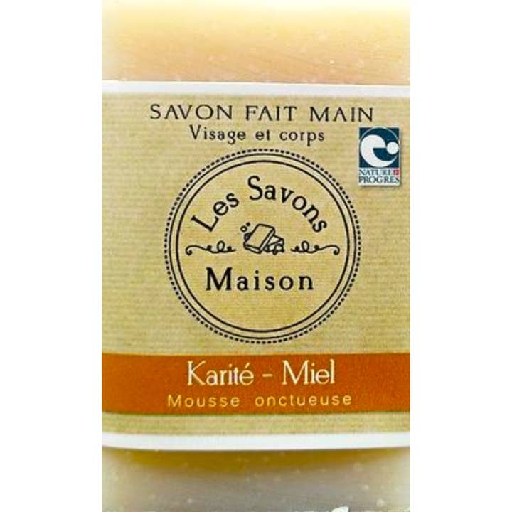 Bio-Seife Sheabutter - Honig 100g für den Großhandel von Les Savons Maison