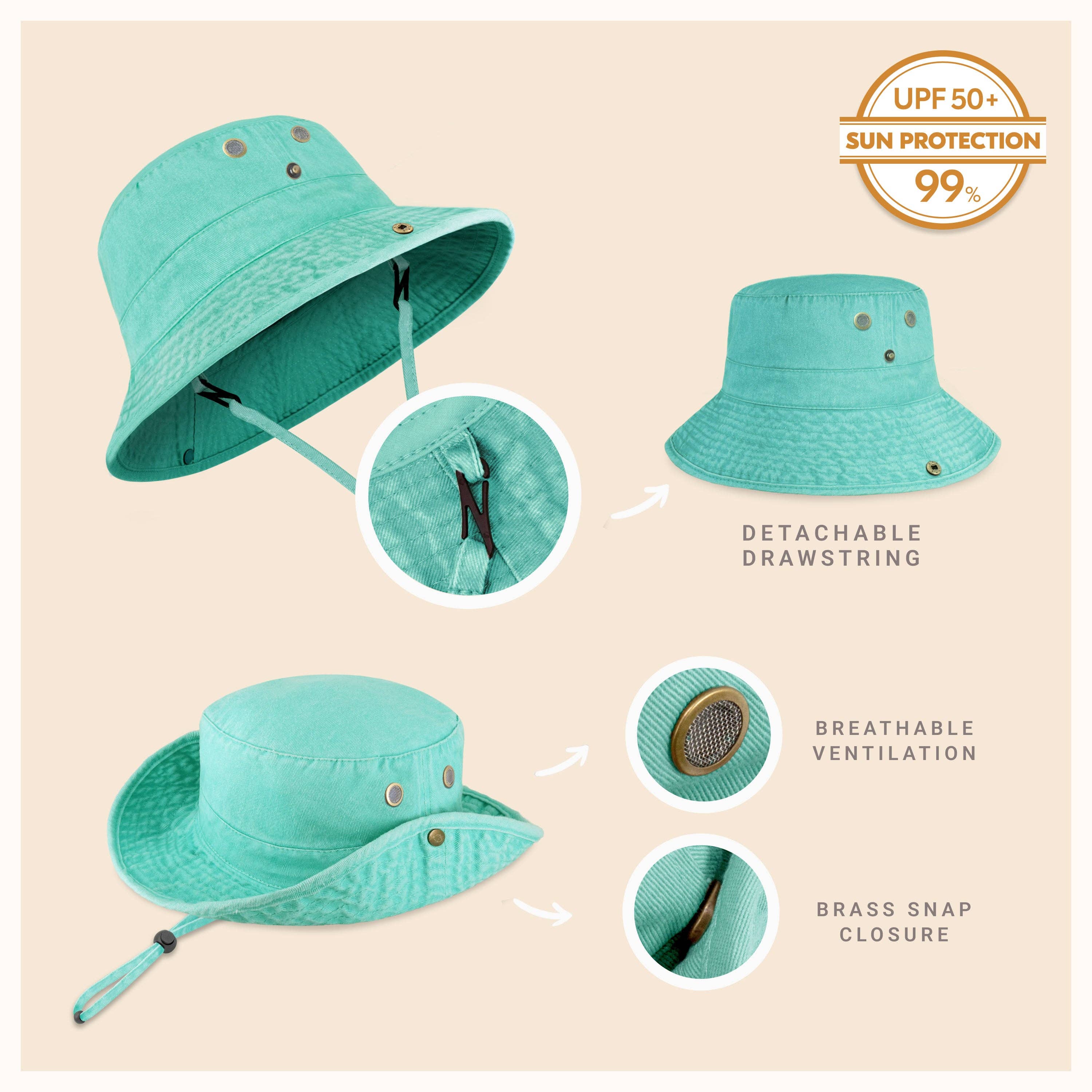 ChoKoLids - Wholesale Bucket Hat - Men's - CHOK.LIDS Wide Brim Bucket Hat33