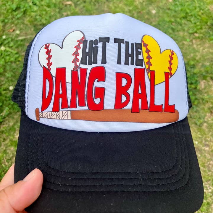 on the Bayou - Wholesale Trucker Hat - Women's - hit the dang ball baseball trucker hat