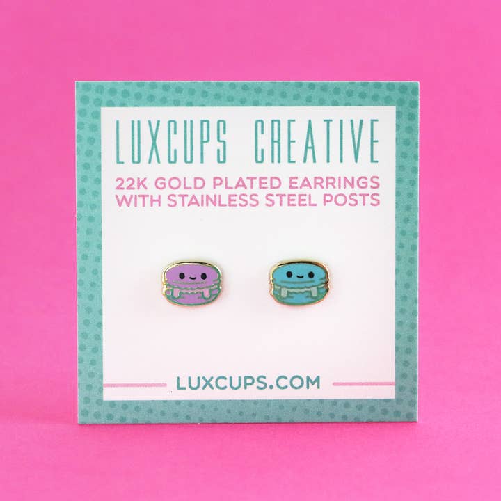 LuxCups Creative – wholesale Solitärörhängen – Macaron Örhängen6