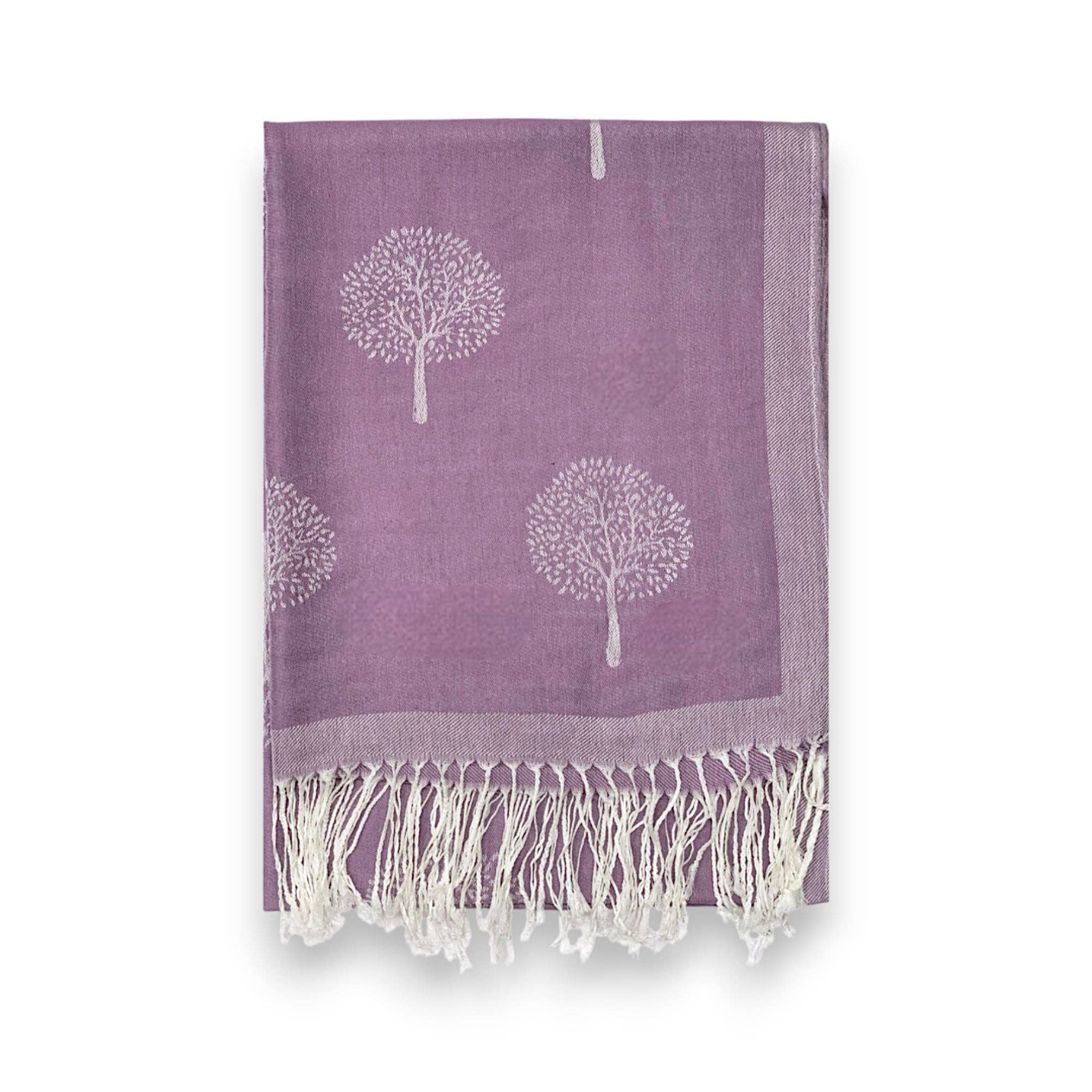 Lili Scarves (US Duty Free) – wholesale Scarf – Women's – Reversible Tree Print Pashmina Scarf8