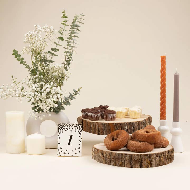 Foggy Bottom Woodworks LLC - Wholesale Craft Supplies - Basswood Live Edge Round, Thick Extra Large for Crafts3