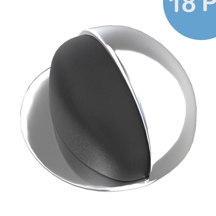 Fermaporta Adesivi Cromato Acciaio+Gomma /C18 per la vendita all'ingrosso da parte di Idea Casa