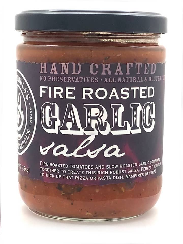 Fire Roasted Garlic Salsa - Medium for wholesale by Hot Wachula's