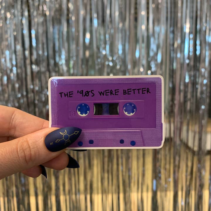 GetBullish – Großhandel Aufkleber – Die 90er Waren Besser Glänzender Gestanzter Vinyl Neunziger Aufkleber5