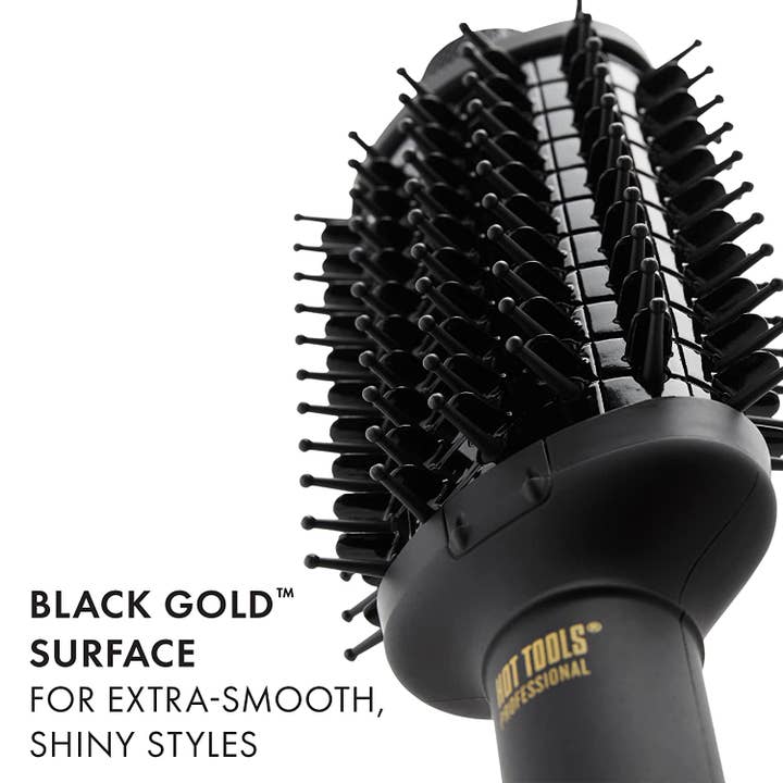 iTech361 - Wholesale Hair Brush/Comb - HOT TOOLS Pro Artist Black Gold Heated Hair Styling Brush