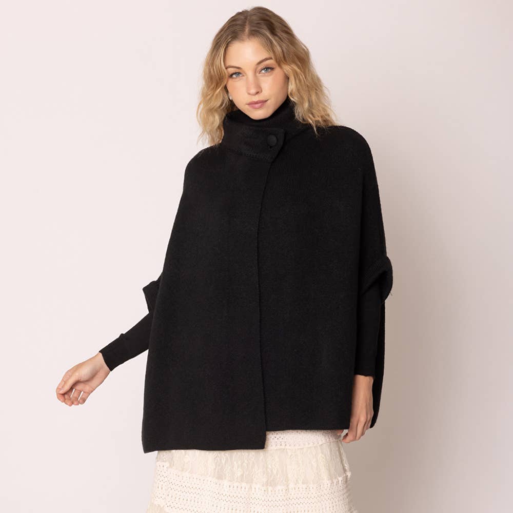 Sensibling Corp. - Wholesale Cardigan - Women's - Solid Neck Button Cardigan
8