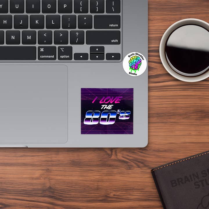 Brain Shudder Studio - Wholesale Sticker - I Love the 80's Sticker4