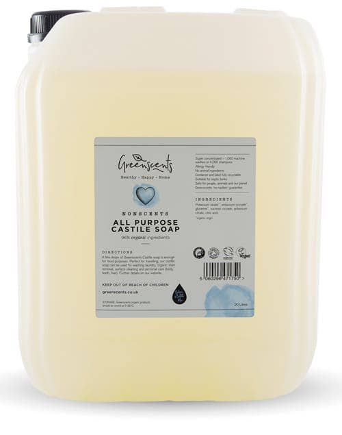 Greenscents Ltd – wholesale Liquid laundry detergent – Greenscents Organic Castile Soap1