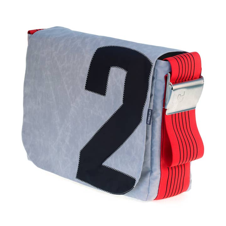 BAG S, Coleção Canvas, cinza, vermelho por atacado de Canvasco GmbH