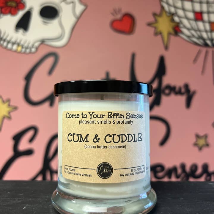 Come to Your Effin Senses - Vente Bougie en bocal - Sperme et câlins1