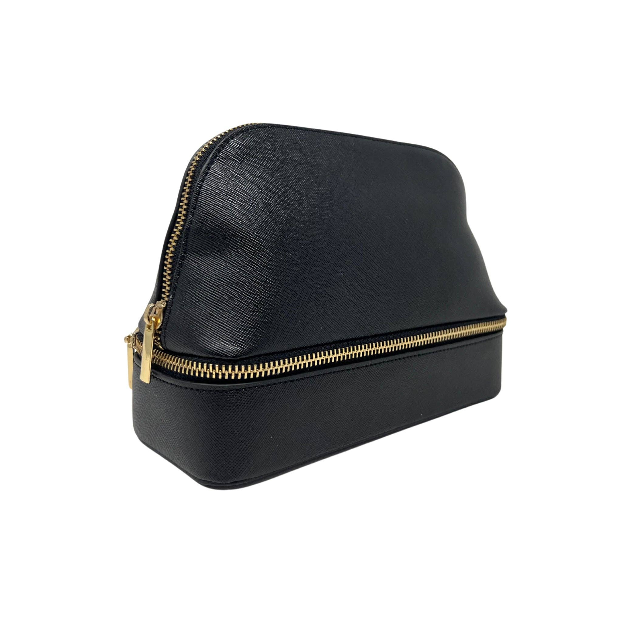 YOUZEY - Wholesale Makeup/Cosmetic Bag - Jetsetter - The Curved Cosmetic Bag with Jewelry Organizer4