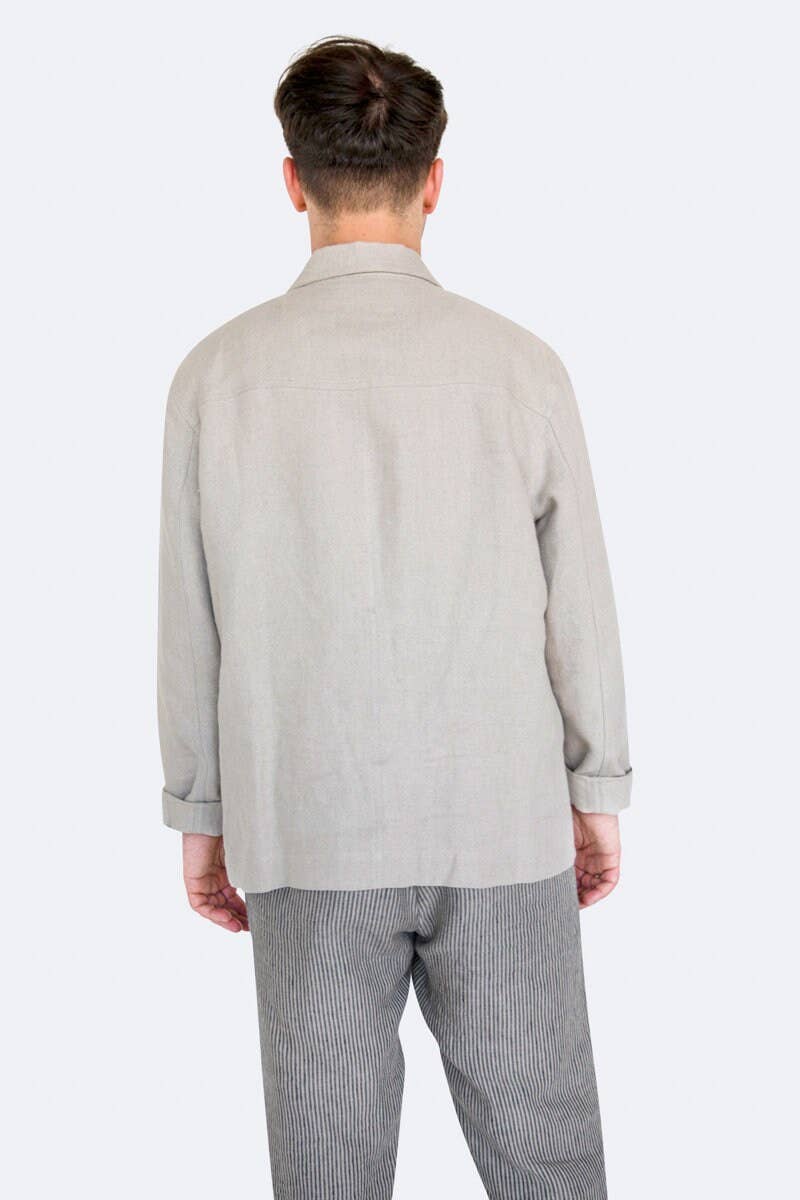 VADU Linen - Wholesale Jacket - Men's - Linen Overshirt4