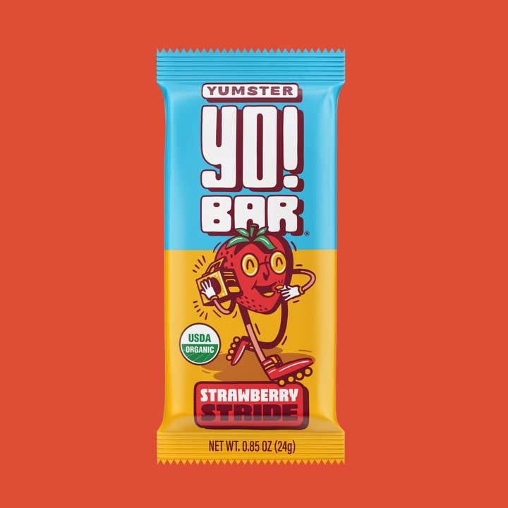 Strawberry Yumster Yo! Bar (30 Bars) for wholesale by Bearded Brothers
