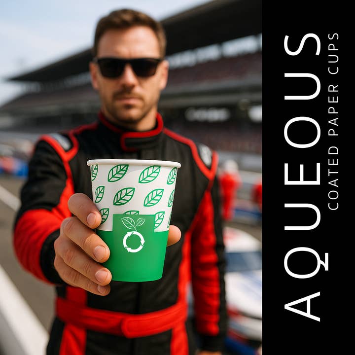 beyondGREEN biotech, Inc. - Wholesale Disposable cup - beyondGREEN Aqueous Paper Cups – 12 oz / 16 oz | 25 CT5