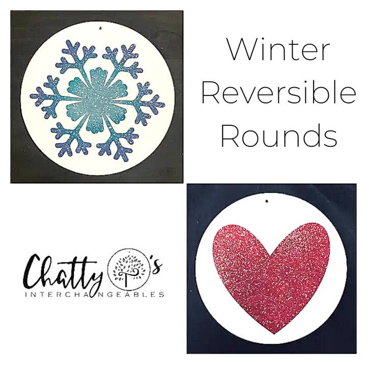 Wendbare Winter-Runden - Wählen Sie Ihr Design für den Großhandel von Chatty Timbers Marketplace