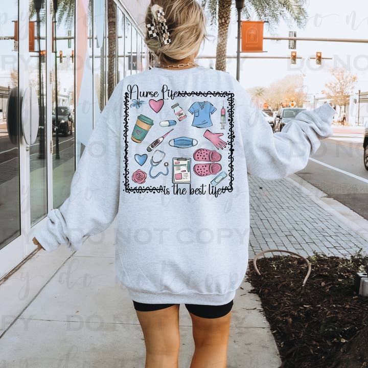 Nurse Life DTF Transfer for wholesale by 403 Designs