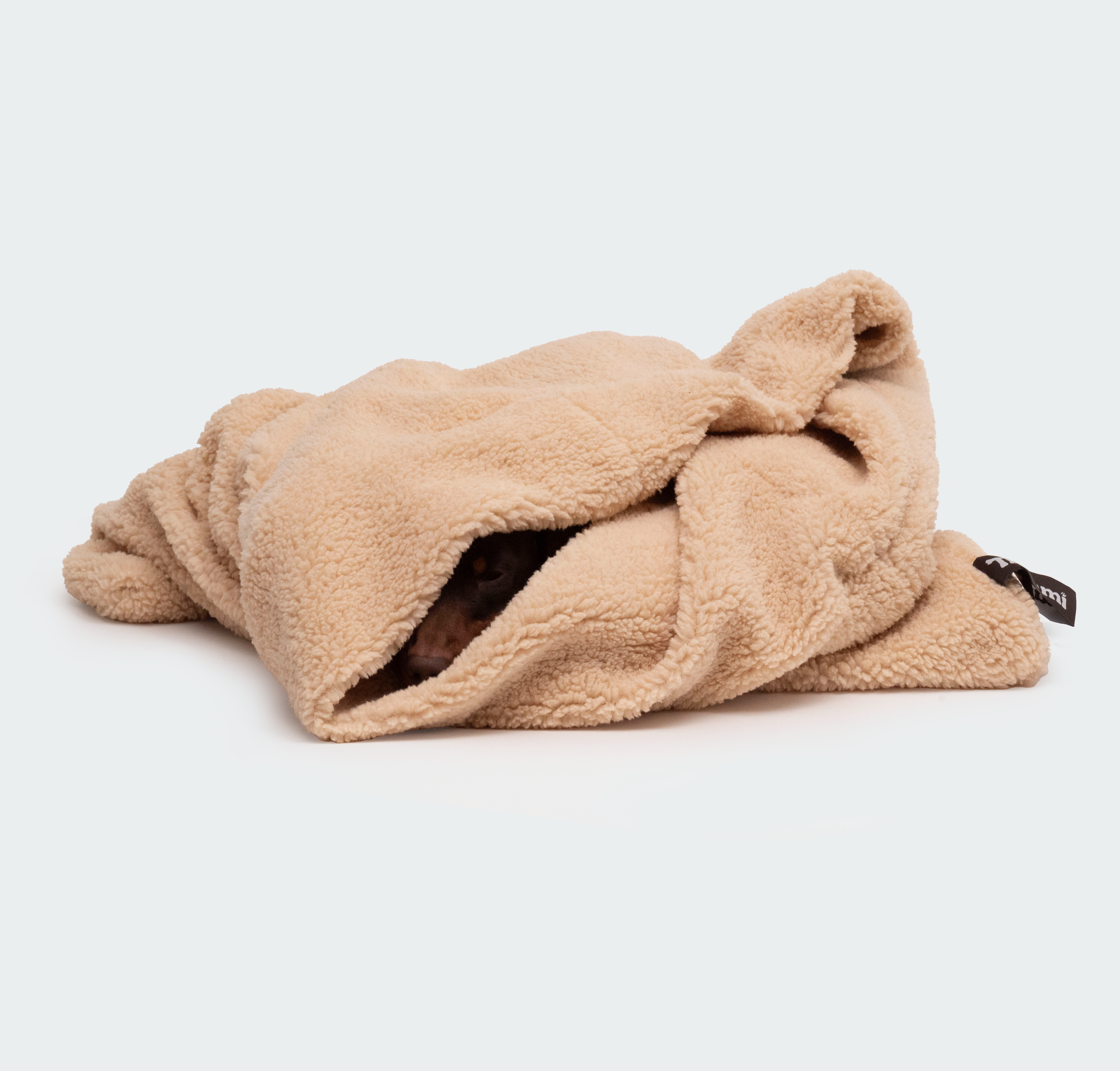 Trimmi – Engroshandel Seng - Hund – Teddy kram sovepose beige3