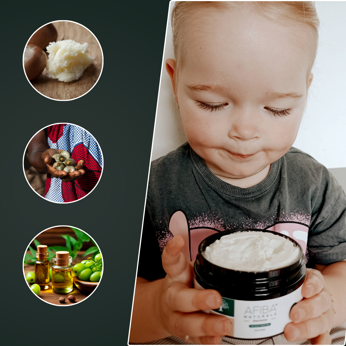Afiba Naturals – Großhandel Körperbutter/-balsam – Sheabutter (geruchsneutralisiert)3