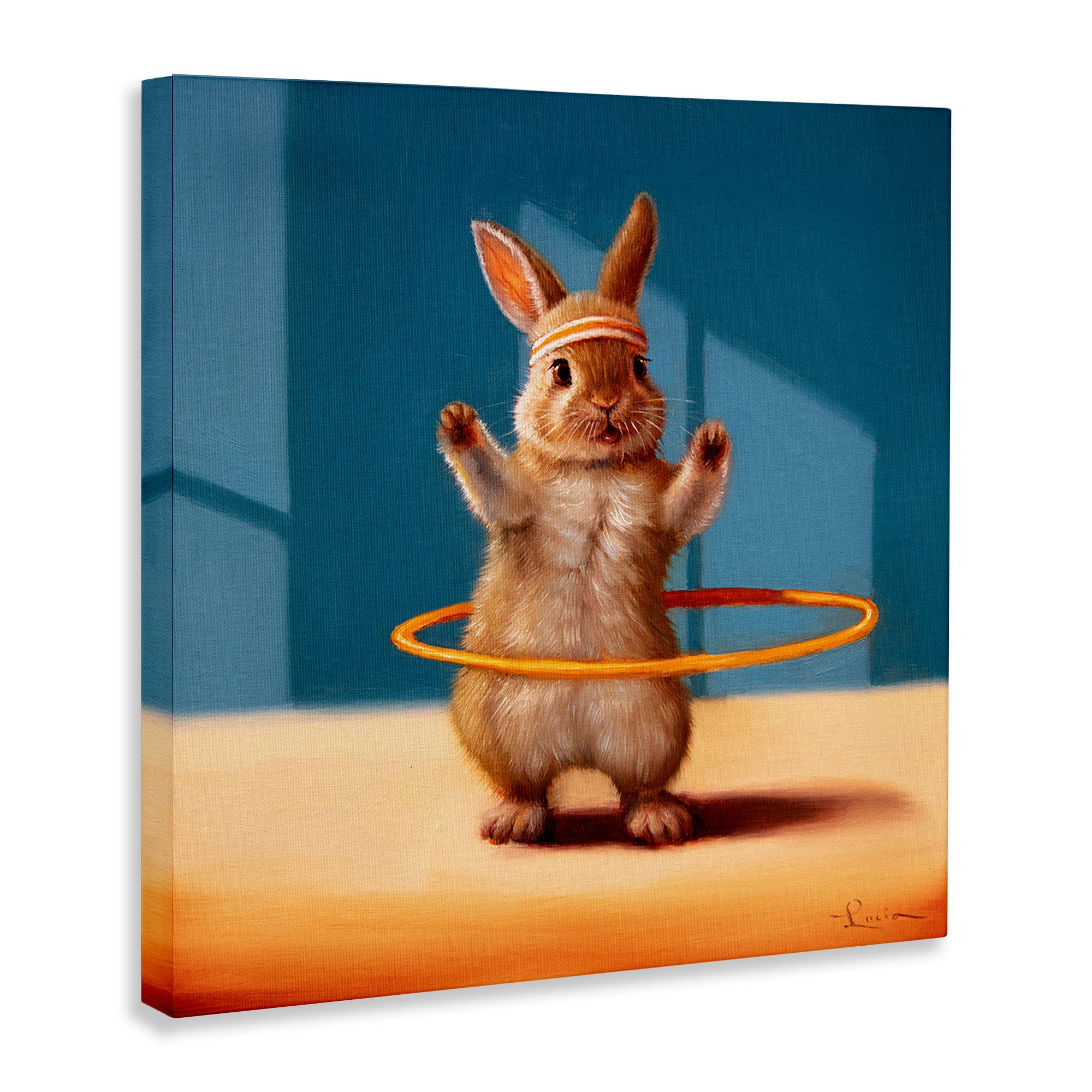 Stupell Industries - Wholesale Wall Sign - Hula Hooping Rabbit - Unframed Wall Art10