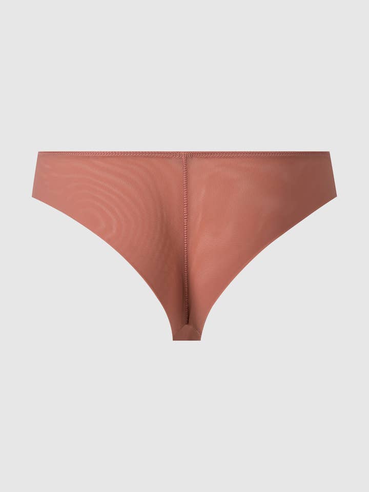 ROSE DAWN QUIN NO SHOW MICRO & MESH BACK TANGA for wholesale on Faire