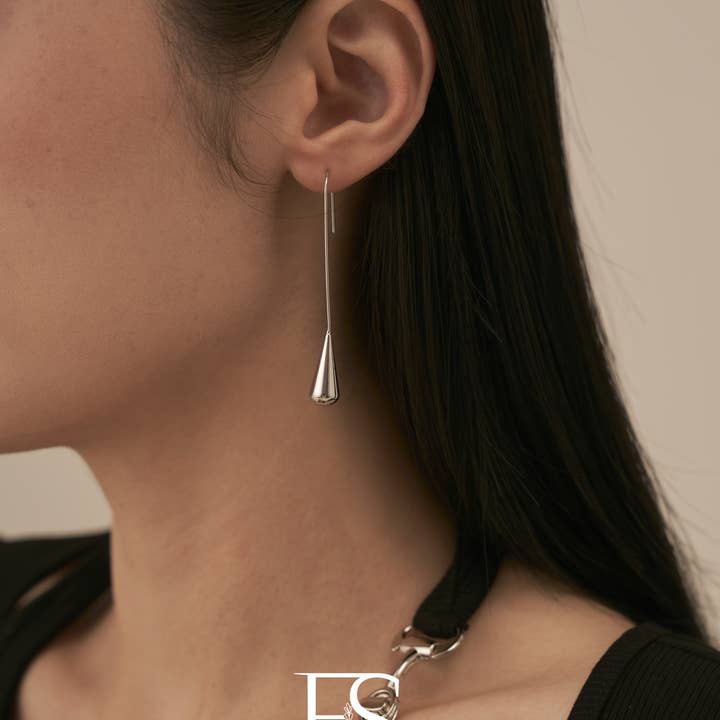 Furano Studio - Wholesale Dangle Earrings - 14K Gold Plated Dainty Water drop earrings3