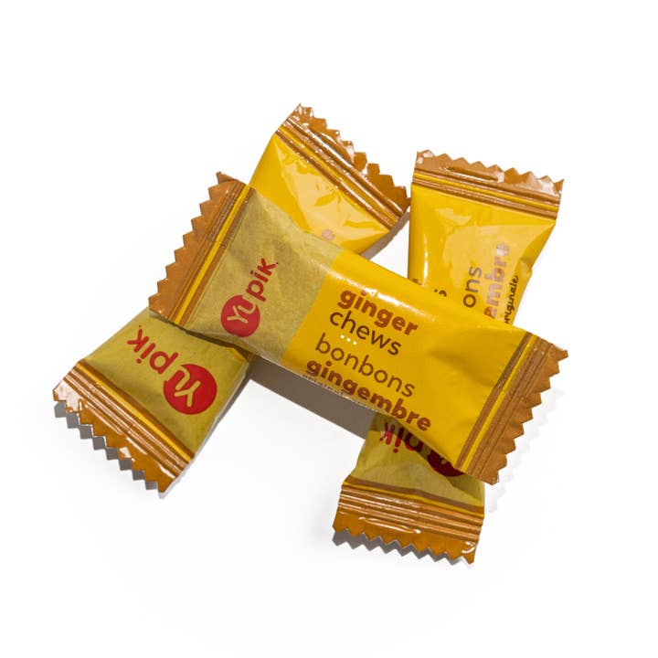 Yupik Ginger Chews, Candy, Real Ginger, Gluten-Free for wholesale by Yupik