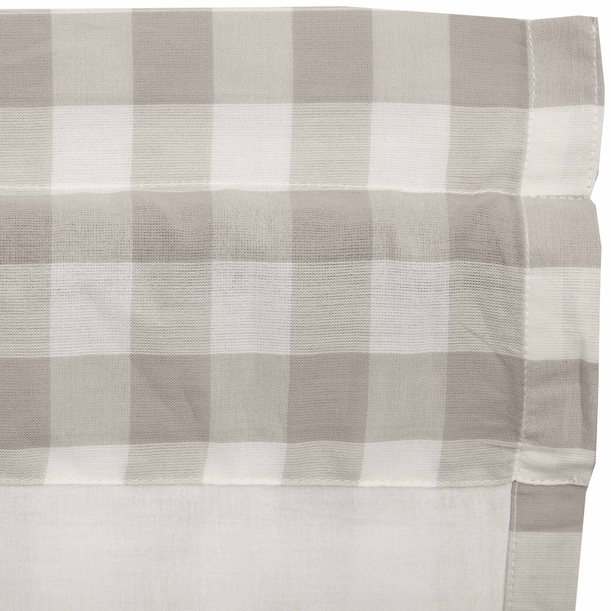VHC Brands - Wholesale Valance - Annie Buffalo Grey Check Valance 16x907
