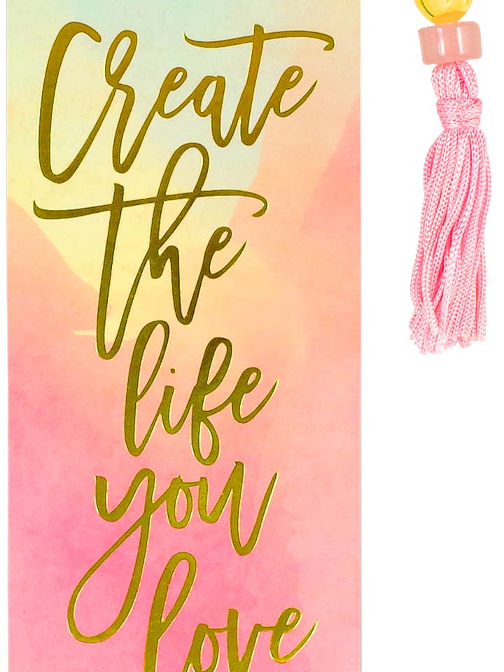 Watercolor Sunset Beaded Bookmark for wholesale by Peter Pauper Press