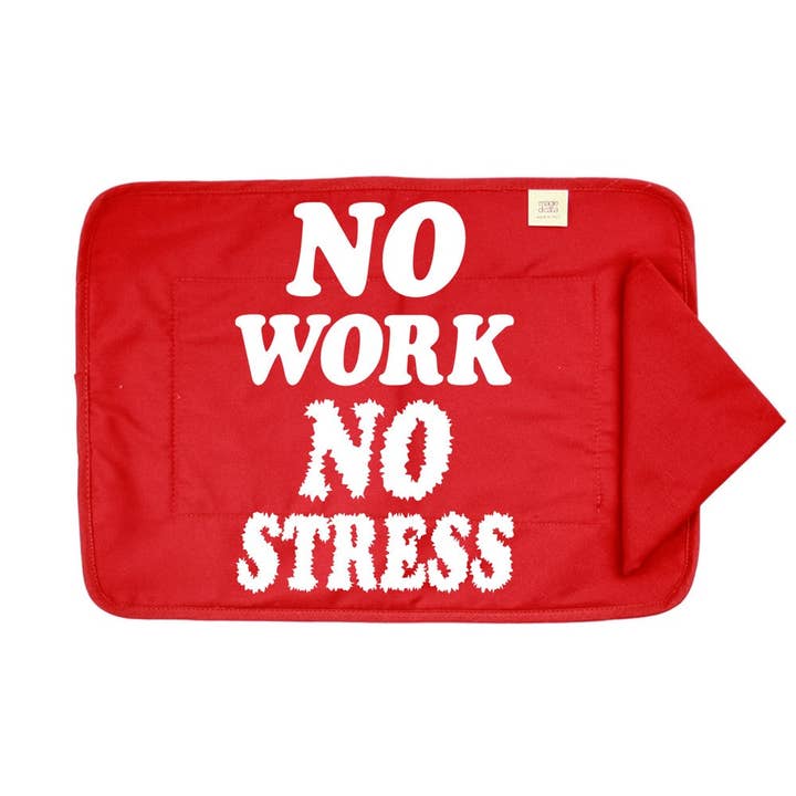 Christmas breakfast set: padded placemat with playful transfers + napkin for wholesale by Almatex srl