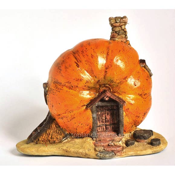 Top Land Trading - Wholesale Decorative Figurine - Pumpkin Fairy House0