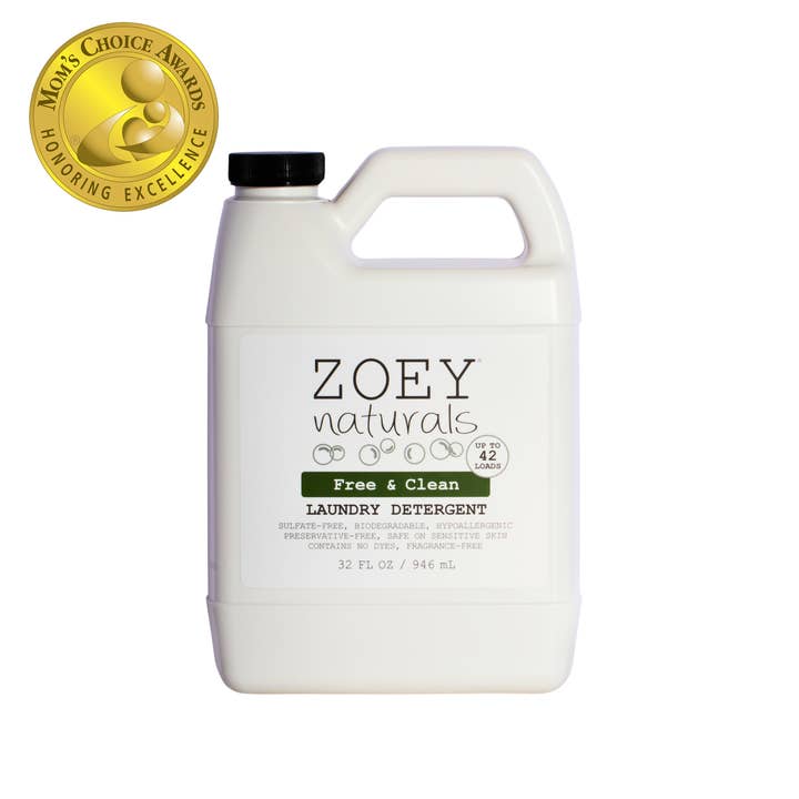 Zoey Naturals - Wholesale Liquid Laundry Detergent - Zoey Naturals Free & Clean Laundry Detergent 4