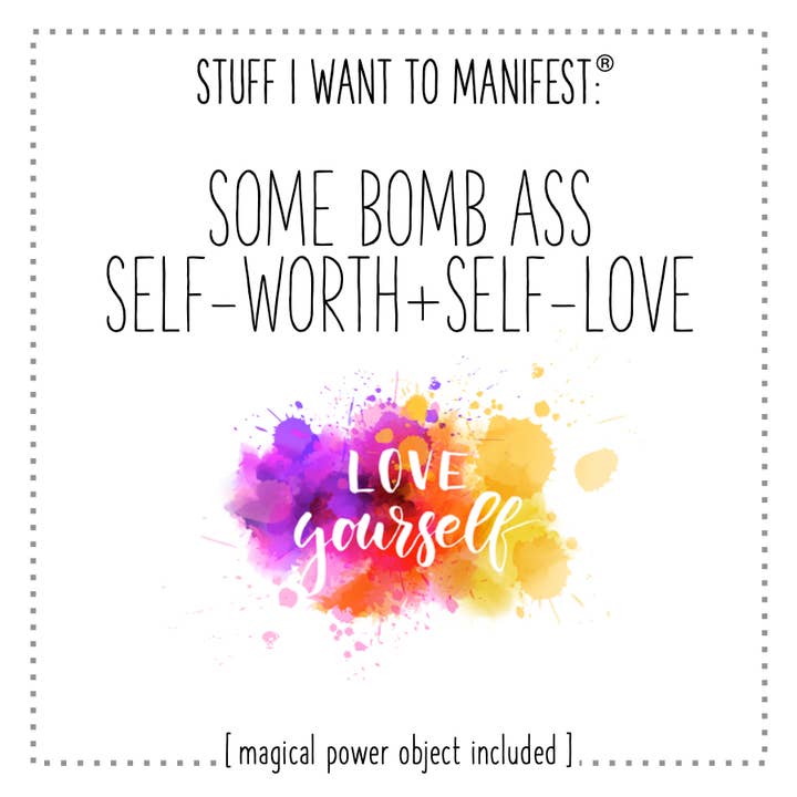 warm human - Venta al por mayor Artículo de meditación - Cosas que quiero manifestar: algo de autovalor+amor propio