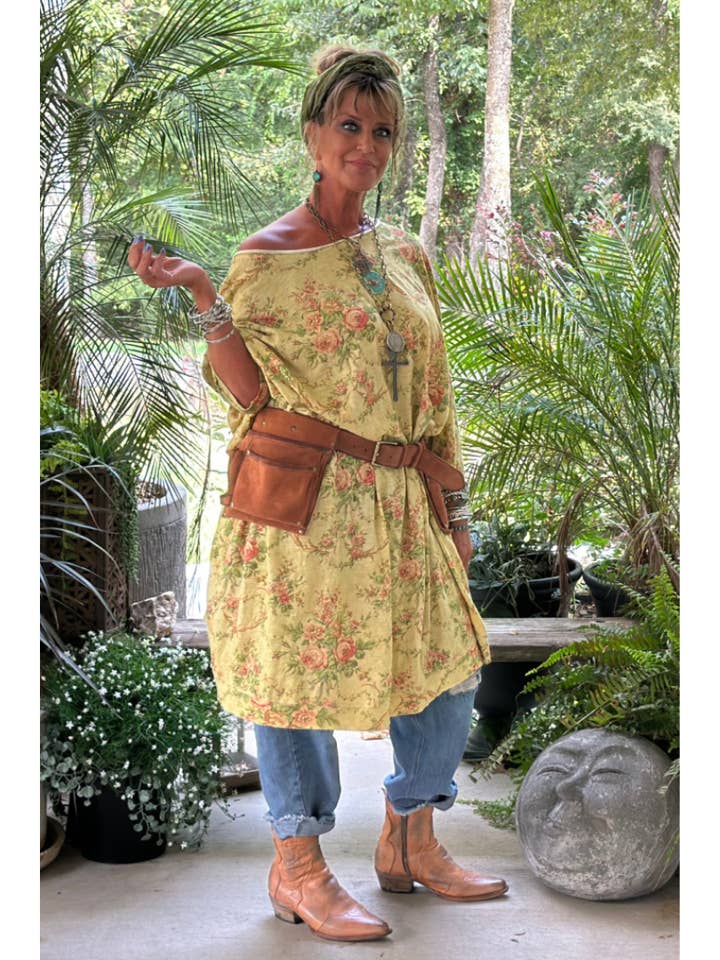 Be True Tunika - Wiesennebel für den Großhandel von Jaded Gypsy