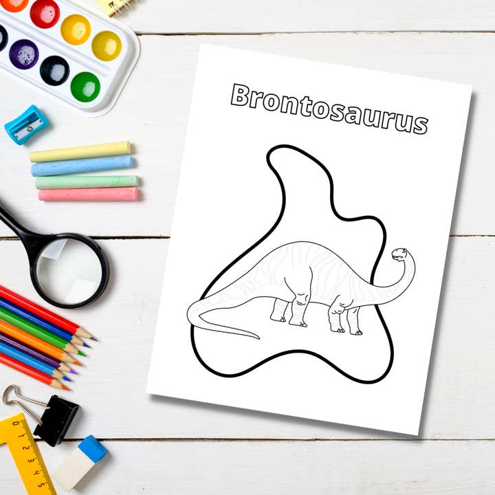 JLA Press - Wholesale Coloring Book - Kids & Baby - Dinosaurs Coloring Book: 23 Realistic Dinosaurs and Names1