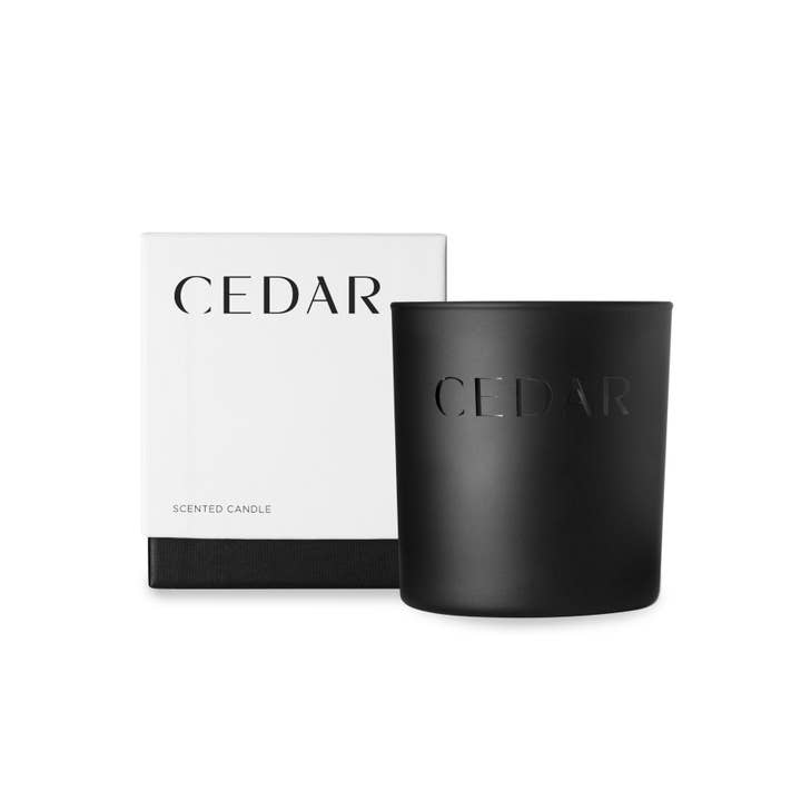 Cedar Scented Candle | Natural Soy, Coconut, Beeswax for wholesale by Studio Stockhome