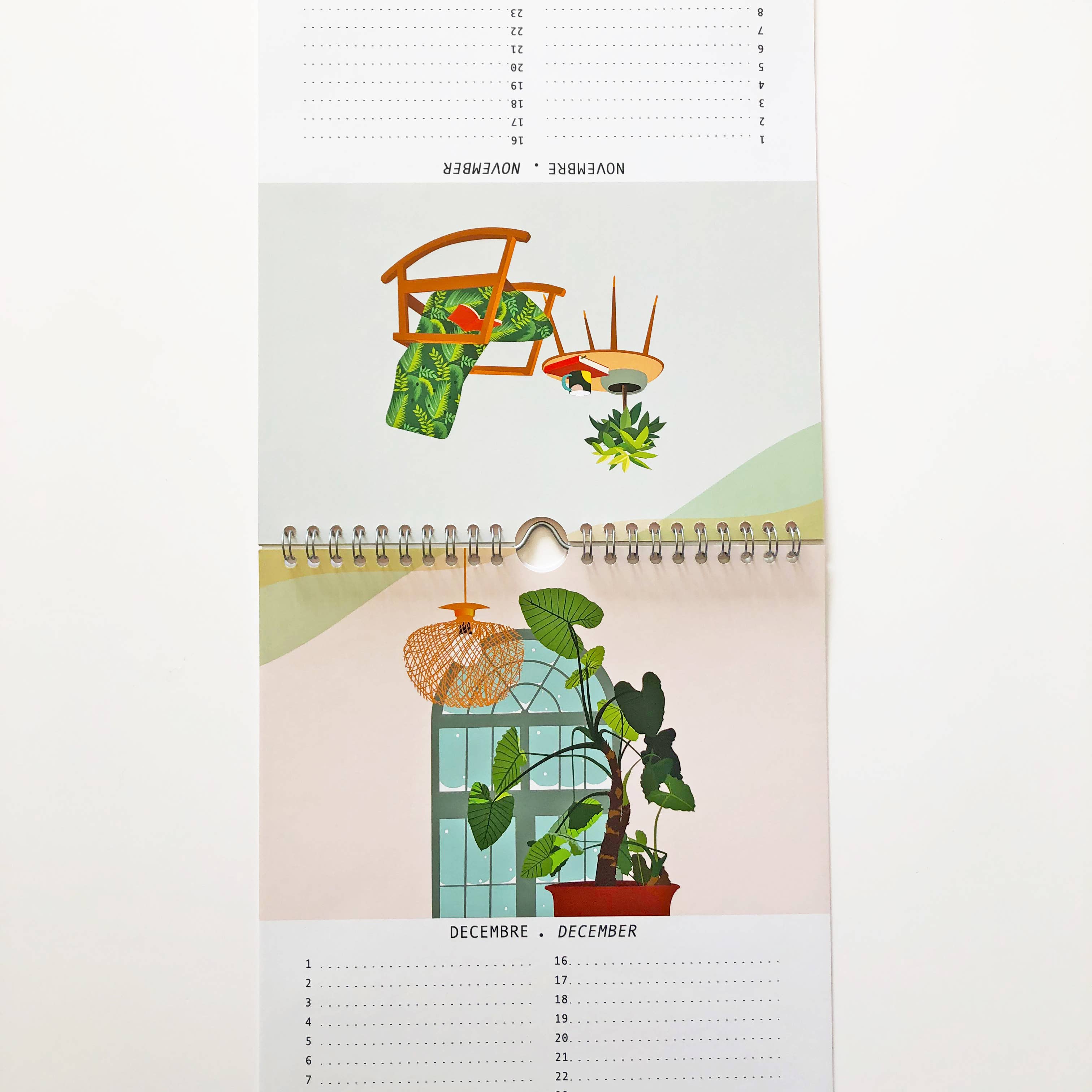 AKABE PARIS – Engroshandel Kalender – Evighedskalender med planter og blomster3