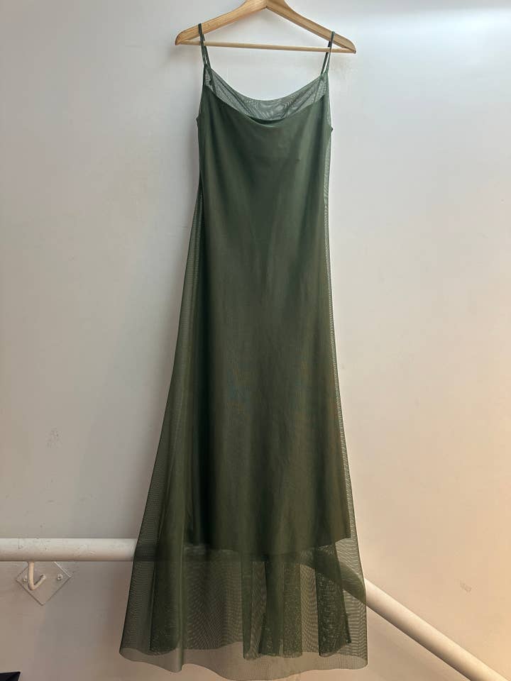 6560U long dress with viscose lining one size for wholesale by LORIANE