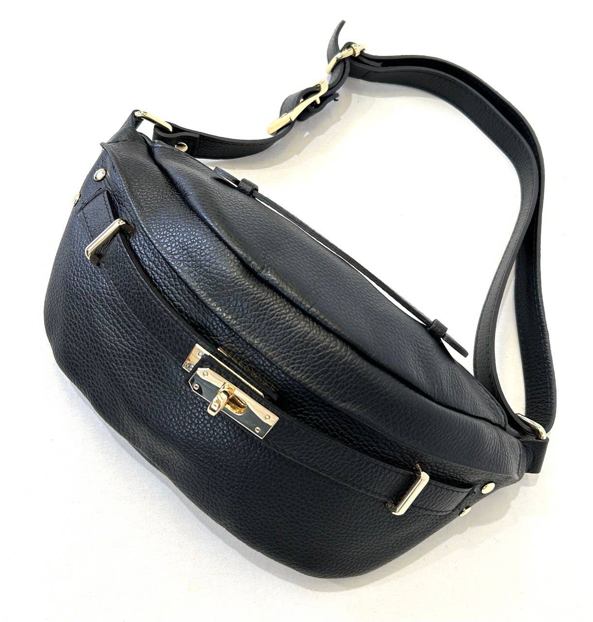 JIJOU CAPRI – wholesale Belt bag – Women’s – Italian Large Leather Sling Bag Belt Bag Waist Bag 0