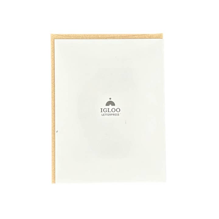 Igloo Letterpress - Wholesale Father's Day Card - Best Dad Ever Letterpress Card1